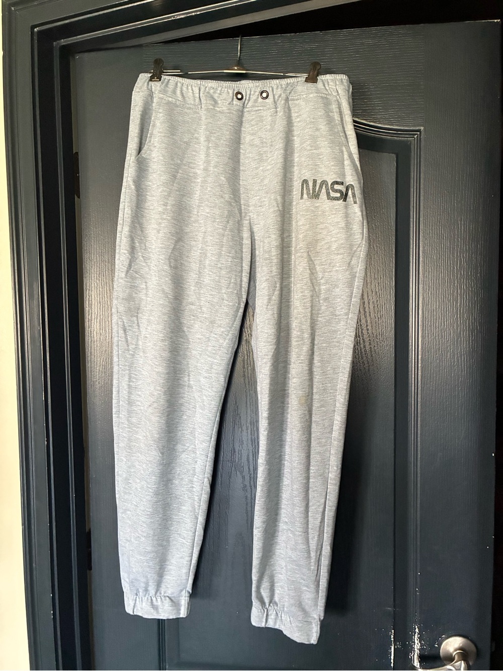 ROMWE Gray NASA Logo Jogger Sweatpants